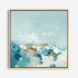 Shop Sea Pebbles (Square) Canvas Print a painted abstract themed framed canvas wall art print from The Print Emporium artwork collection - Buy Australian made fine art painting style stretched canvas prints for the home and your interior decor space, TPE-PC-BC053-CA-40X40-NF