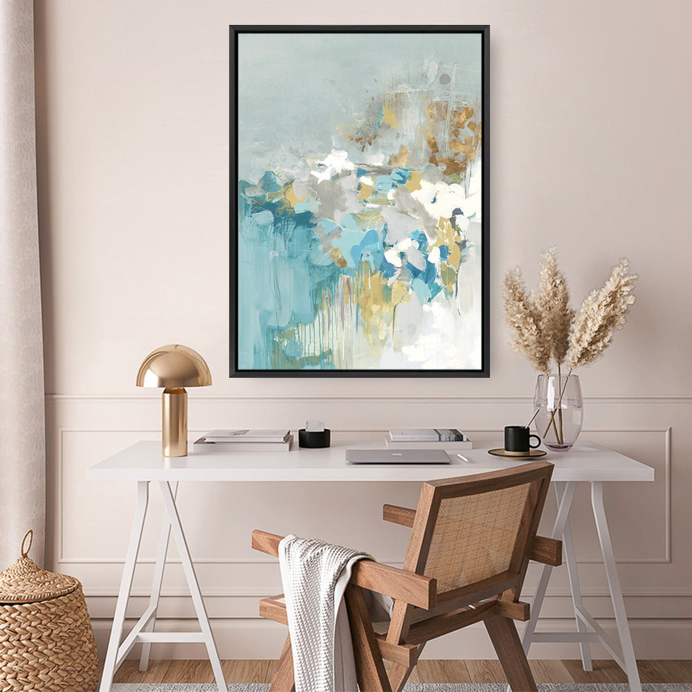 Shop Sea Well Canvas Print a painted abstract themed framed canvas wall art print from The Print Emporium artwork collection - Buy Australian made fine art painting style stretched canvas prints for the home and your interior decor space, TPE-PC-BC054-CA-35X46-NF