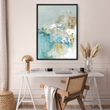 Shop Sea Well Canvas Print a painted abstract themed framed canvas wall art print from The Print Emporium artwork collection - Buy Australian made fine art painting style stretched canvas prints for the home and your interior decor space, TPE-PC-BC054-CA-35X46-NF
