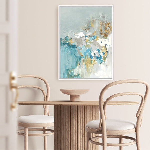 Shop Sea Well Canvas Print a painted abstract themed framed canvas wall art print from The Print Emporium artwork collection - Buy Australian made fine art painting style stretched canvas prints for the home and your interior decor space, TPE-PC-BC054-CA-35X46-NF
