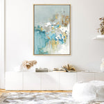 Shop Sea Well Canvas Print a painted abstract themed framed canvas wall art print from The Print Emporium artwork collection - Buy Australian made fine art painting style stretched canvas prints for the home and your interior decor space, TPE-PC-BC054-CA-35X46-NF