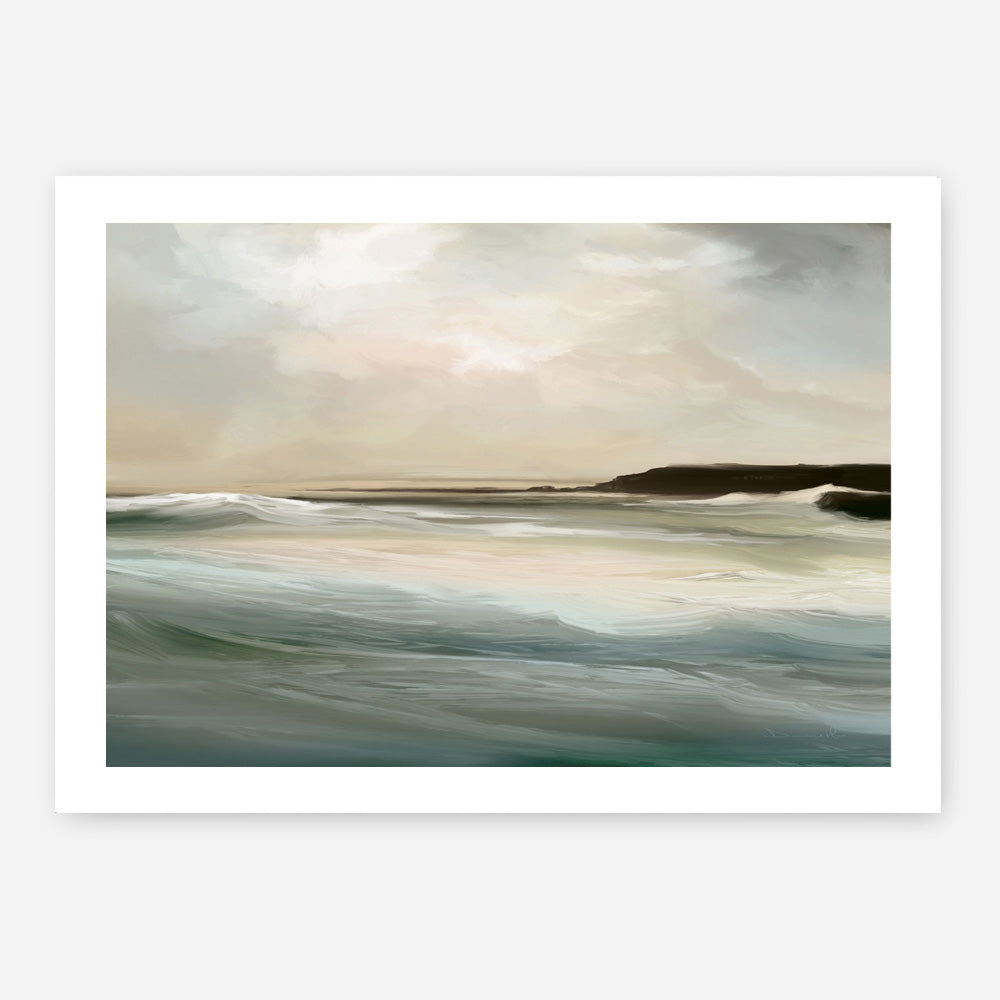 Shop Sennen Cove Art Print a painted abstract themed wall art print from The Print Emporium wall artwork collection - Buy Australian made fine art painting style poster and framed prints for the home and your interior decor room, TPE-DH-361-AP