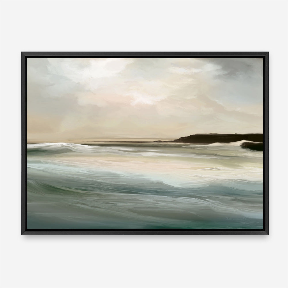 Shop Sennen Cove Canvas Print a painted abstract themed framed canvas wall art print from The Print Emporium artwork collection - Buy Australian made fine art painting style stretched canvas prints for the home and your interior decor space, TPE-DH-361-CA-35X46-NF