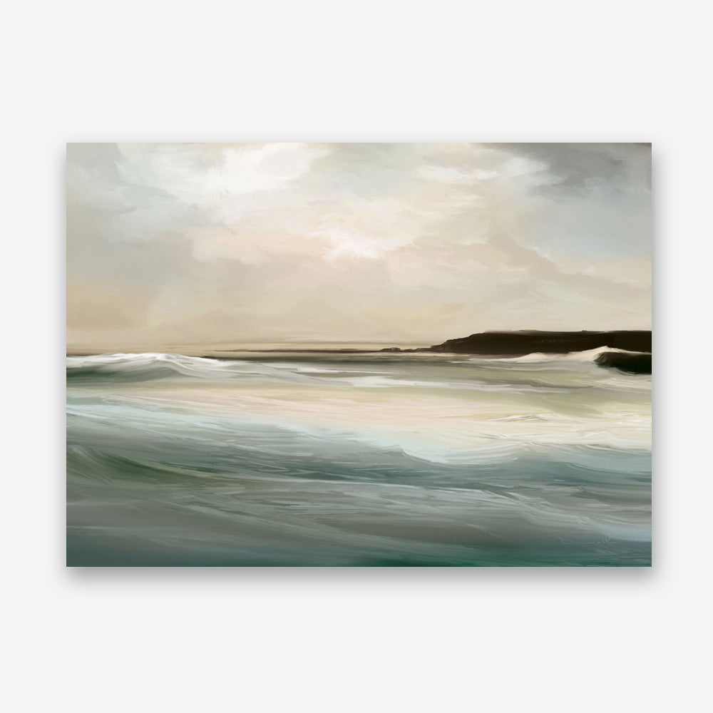 Shop Sennen Cove Canvas Print a painted abstract themed framed canvas wall art print from The Print Emporium artwork collection - Buy Australian made fine art painting style stretched canvas prints for the home and your interior decor space, TPE-DH-361-CA-35X46-NF
