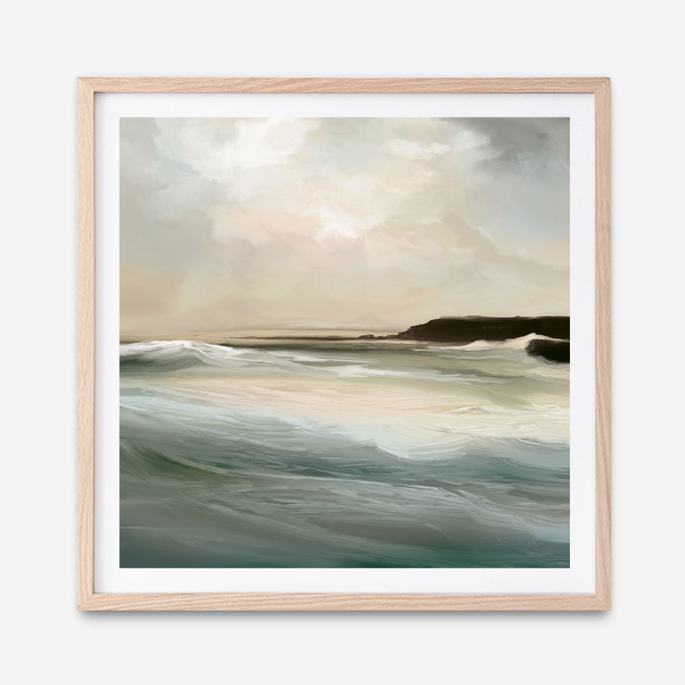 Shop Sennen Cove (Square) Art Print a painted abstract themed wall art print from The Print Emporium wall artwork collection - Buy Australian made fine art painting style poster and framed prints for the home and your interior decor room, TPE-DH-173-AP