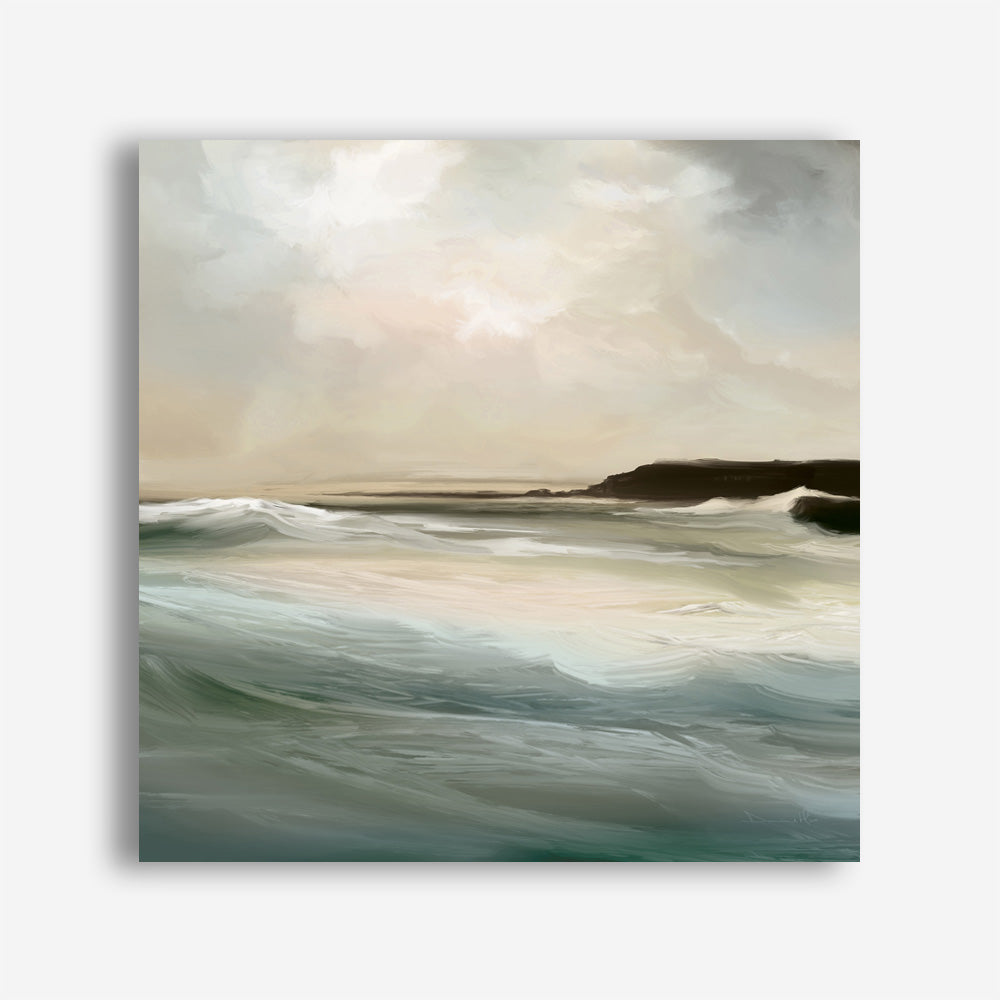 Shop Sennen Cove (Square) Canvas Print a painted abstract themed framed canvas wall art print from The Print Emporium artwork collection - Buy Australian made fine art painting style stretched canvas prints for the home and your interior decor space, TPE-DH-173-CA-40X40-NF