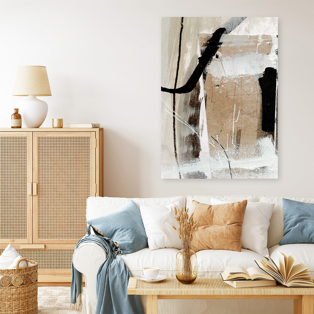 Shop Sentiment Canvas Print a painted abstract themed framed canvas wall art print from The Print Emporium artwork collection - Buy Australian made fine art painting style stretched canvas prints for the home and your interior decor space, TPE-DH-090-CA-35X46-NF