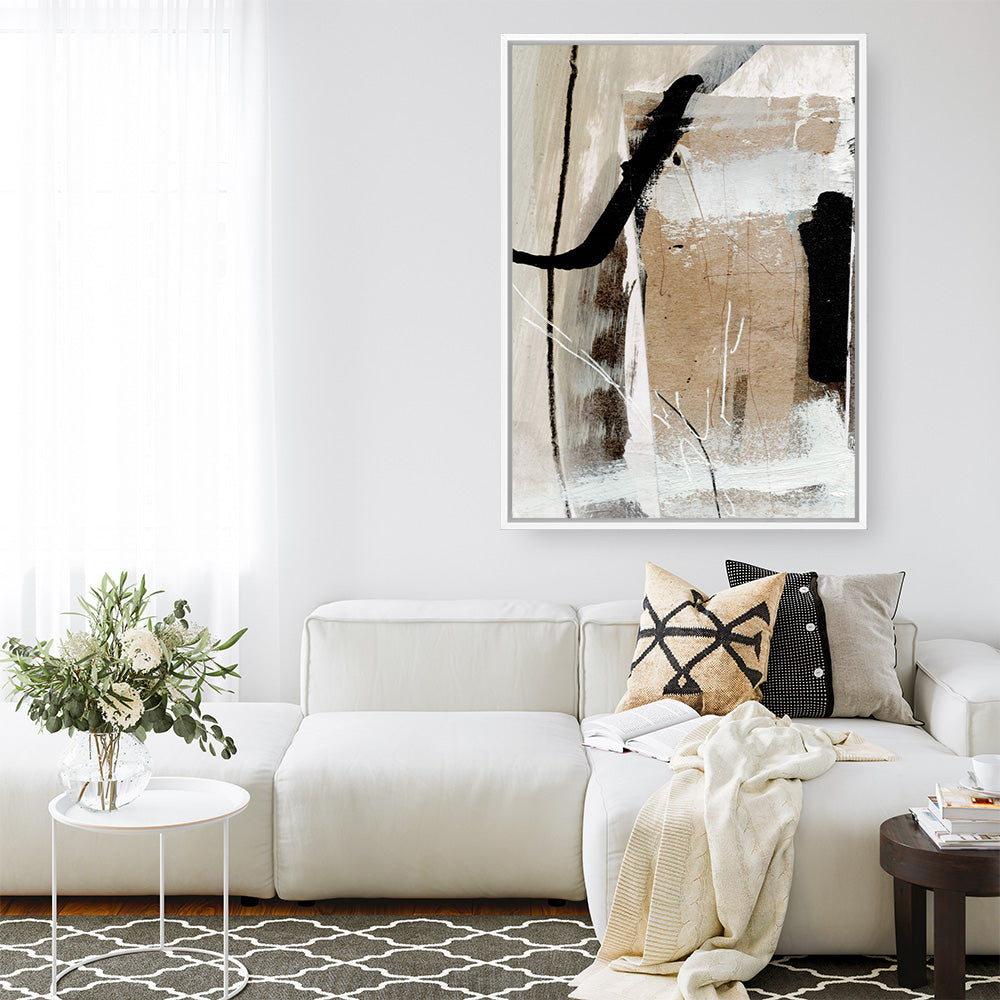 Shop Sentiment Canvas Print a painted abstract themed framed canvas wall art print from The Print Emporium artwork collection - Buy Australian made fine art painting style stretched canvas prints for the home and your interior decor space, TPE-DH-090-CA-35X46-NF