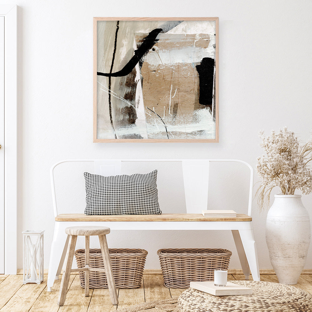 Shop Sentiment (Square) Art Print a painted abstract themed wall art print from The Print Emporium wall artwork collection - Buy Australian made fine art painting style poster and framed prints for the home and your interior decor room, TPE-DH-313-AP