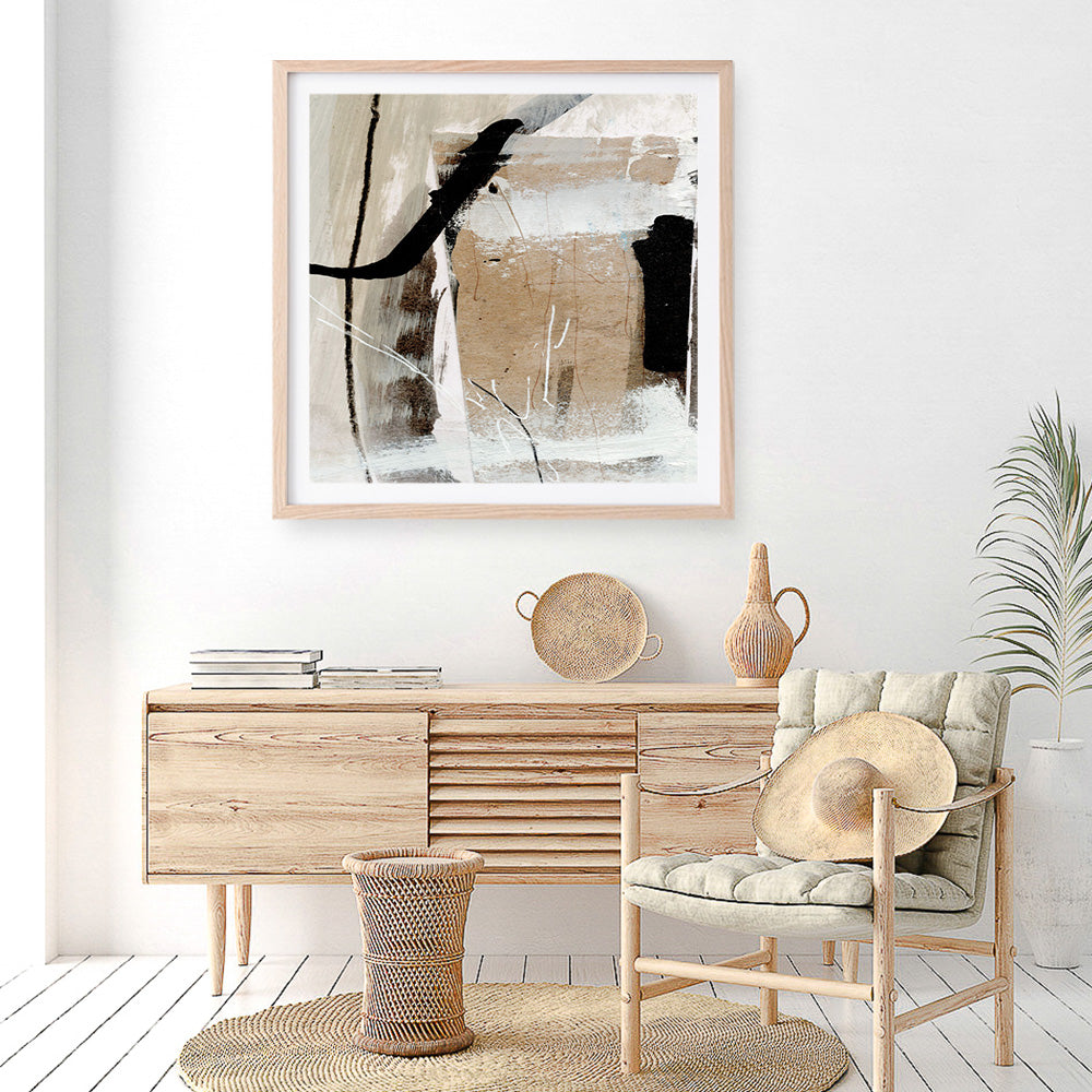 Shop Sentiment (Square) Art Print a painted abstract themed wall art print from The Print Emporium wall artwork collection - Buy Australian made fine art painting style poster and framed prints for the home and your interior decor room, TPE-DH-313-AP