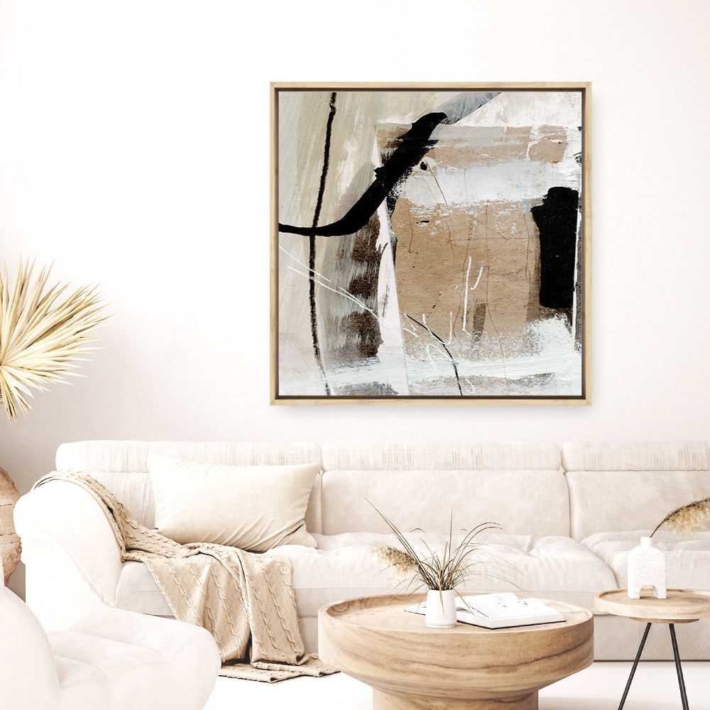 Shop Sentiment (Square) Canvas Print a painted abstract themed framed canvas wall art print from The Print Emporium artwork collection - Buy Australian made fine art painting style stretched canvas prints for the home and your interior decor space, TPE-DH-313-CA-40X40-NF