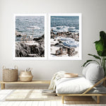 Shop Set of 2 - Fontelina Chairs & Fontelina Views Photo Art Prints a photography wall art print from The Print Emporium wall artwork collection - Buy Australian made fine art poster and framed prints for the home and your interior decor room