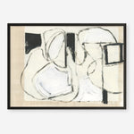 Shop Settling Shapes I Art Print a painted abstract themed wall art print from The Print Emporium wall artwork collection - Buy Australian made fine art painting style poster and framed prints for the home and your interior decor room, TPE-PC-WZ559-AP