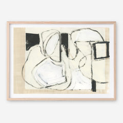Shop Settling Shapes I Art Print a painted abstract themed wall art print from The Print Emporium wall artwork collection - Buy Australian made fine art painting style poster and framed prints for the home and your interior decor room, TPE-PC-WZ559-AP