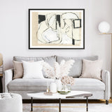 Shop Settling Shapes I Art Print a painted abstract themed wall art print from The Print Emporium wall artwork collection - Buy Australian made fine art painting style poster and framed prints for the home and your interior decor room, TPE-PC-WZ559-AP