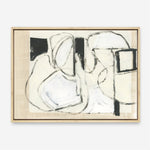 Shop Settling Shapes I Canvas Print a painted abstract themed framed canvas wall art print from The Print Emporium artwork collection - Buy Australian made fine art painting style stretched canvas prints for the home and your interior decor space, TPE-PC-WZ559-CA-35X46-NF