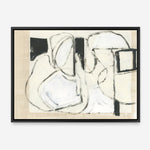 Shop Settling Shapes I Canvas Print a painted abstract themed framed canvas wall art print from The Print Emporium artwork collection - Buy Australian made fine art painting style stretched canvas prints for the home and your interior decor space, TPE-PC-WZ559-CA-35X46-NF