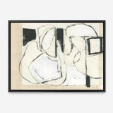 Shop Settling Shapes I Canvas Print a painted abstract themed framed canvas wall art print from The Print Emporium artwork collection - Buy Australian made fine art painting style stretched canvas prints for the home and your interior decor space, TPE-PC-WZ559-CA-35X46-NF