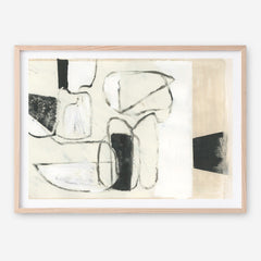 Shop Settling Shapes II Art Print a painted abstract themed wall art print from The Print Emporium wall artwork collection - Buy Australian made fine art painting style poster and framed prints for the home and your interior decor room, TPE-PC-WZ560-AP