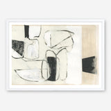 Shop Settling Shapes II Art Print a painted abstract themed wall art print from The Print Emporium wall artwork collection - Buy Australian made fine art painting style poster and framed prints for the home and your interior decor room, TPE-PC-WZ560-AP