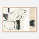 Shop Settling Shapes II Art Print a painted abstract themed wall art print from The Print Emporium wall artwork collection - Buy Australian made fine art painting style poster and framed prints for the home and your interior decor room, TPE-PC-WZ560-AP