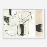 Shop Settling Shapes II Art Print a painted abstract themed wall art print from The Print Emporium wall artwork collection - Buy Australian made fine art painting style poster and framed prints for the home and your interior decor room, TPE-PC-WZ560-AP