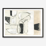 Shop Settling Shapes II Art Print a painted abstract themed wall art print from The Print Emporium wall artwork collection - Buy Australian made fine art painting style poster and framed prints for the home and your interior decor room, TPE-PC-WZ560-AP