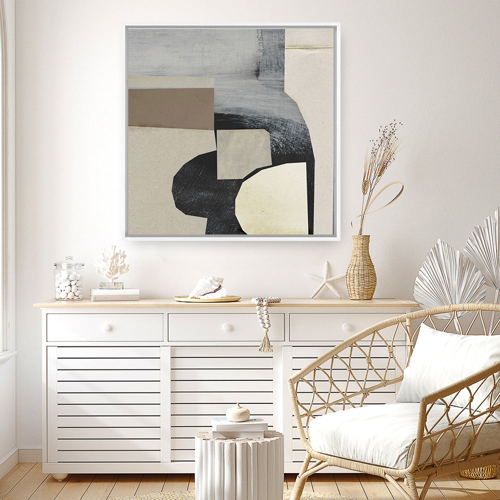 Shop Shades (Square) Canvas Print a painted abstract themed framed canvas wall art print from The Print Emporium artwork collection - Buy Australian made fine art painting style stretched canvas prints for the home and your interior decor space, TPE-DH-314-CA-40X40-NF