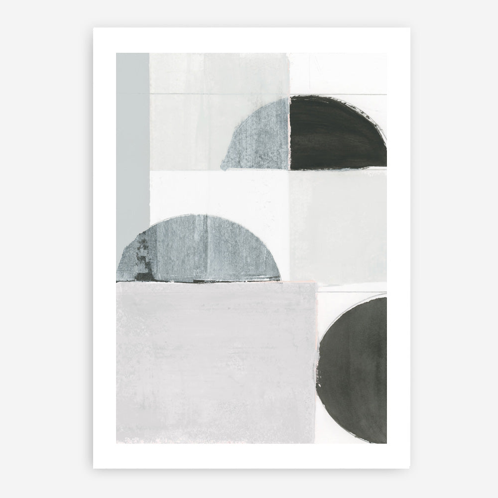 Shop Shape Parade I Art Print a painted abstract themed wall art print from The Print Emporium wall artwork collection - Buy Australian made fine art painting style poster and framed prints for the home and your interior decor room, TPE-PC-WZ573-AP