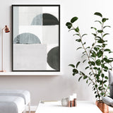 Shop Shape Parade I Art Print a painted abstract themed wall art print from The Print Emporium wall artwork collection - Buy Australian made fine art painting style poster and framed prints for the home and your interior decor room, TPE-PC-WZ573-AP