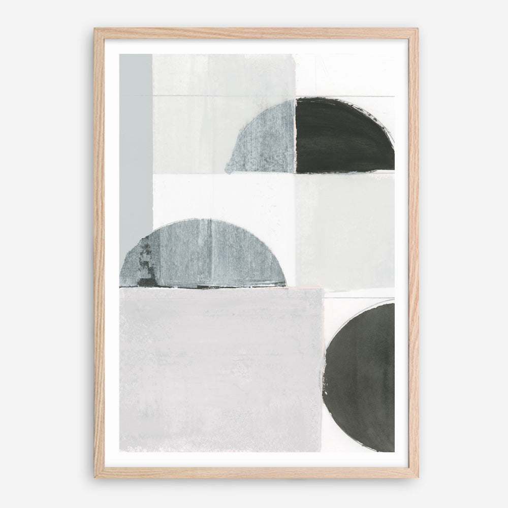 Shop Shape Parade I Art Print a painted abstract themed wall art print from The Print Emporium wall artwork collection - Buy Australian made fine art painting style poster and framed prints for the home and your interior decor room, TPE-PC-WZ573-AP