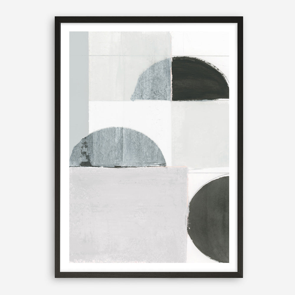 Shop Shape Parade I Art Print a painted abstract themed wall art print from The Print Emporium wall artwork collection - Buy Australian made fine art painting style poster and framed prints for the home and your interior decor room, TPE-PC-WZ573-AP