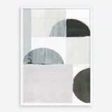 Shop Shape Parade I Art Print a painted abstract themed wall art print from The Print Emporium wall artwork collection - Buy Australian made fine art painting style poster and framed prints for the home and your interior decor room, TPE-PC-WZ573-AP