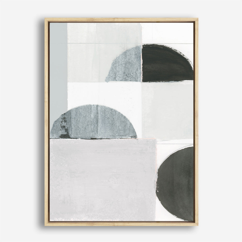 Shop Shape Parade I Canvas Print a painted abstract themed framed canvas wall art print from The Print Emporium artwork collection - Buy Australian made fine art painting style stretched canvas prints for the home and your interior decor space, TPE-PC-WZ573-CA-35X46-NF