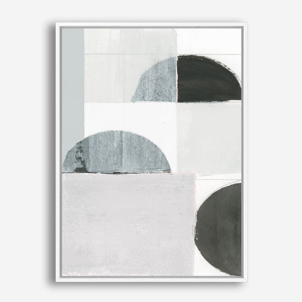 Shop Shape Parade I Canvas Print a painted abstract themed framed canvas wall art print from The Print Emporium artwork collection - Buy Australian made fine art painting style stretched canvas prints for the home and your interior decor space, TPE-PC-WZ573-CA-35X46-NF