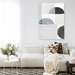 Shop Shape Parade I Canvas Print a painted abstract themed framed canvas wall art print from The Print Emporium artwork collection - Buy Australian made fine art painting style stretched canvas prints for the home and your interior decor space, TPE-PC-WZ573-CA-35X46-NF