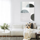 Shop Shape Parade I Canvas Print a painted abstract themed framed canvas wall art print from The Print Emporium artwork collection - Buy Australian made fine art painting style stretched canvas prints for the home and your interior decor space, TPE-PC-WZ573-CA-35X46-NF