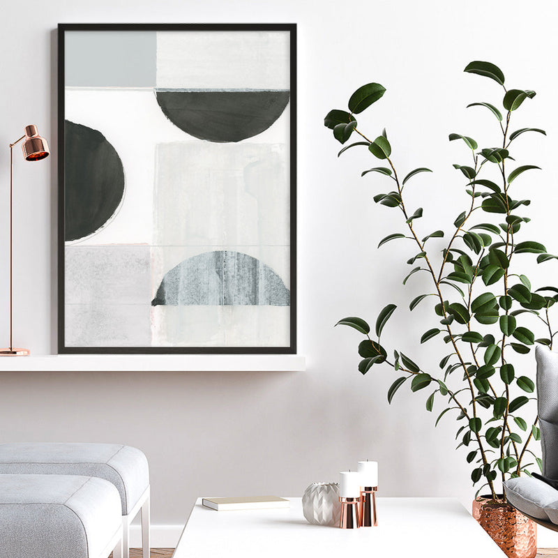 Shop Shape Parade II Art Print a painted abstract themed wall art print from The Print Emporium wall artwork collection - Buy Australian made fine art painting style poster and framed prints for the home and your interior decor room, TPE-PC-WZ574-AP