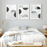 Shop Shape Parade II Art Print a painted abstract themed wall art print from The Print Emporium wall artwork collection - Buy Australian made fine art painting style poster and framed prints for the home and your interior decor room, TPE-PC-WZ574-AP