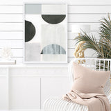 Shop Shape Parade II Art Print a painted abstract themed wall art print from The Print Emporium wall artwork collection - Buy Australian made fine art painting style poster and framed prints for the home and your interior decor room, TPE-PC-WZ574-AP