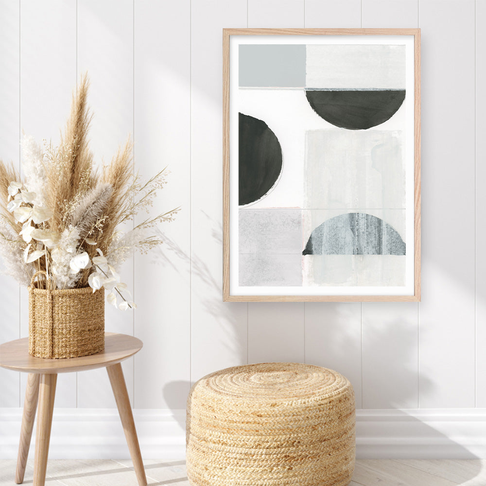 Shop Shape Parade II Art Print a painted abstract themed wall art print from The Print Emporium wall artwork collection - Buy Australian made fine art painting style poster and framed prints for the home and your interior decor room, TPE-PC-WZ574-AP
