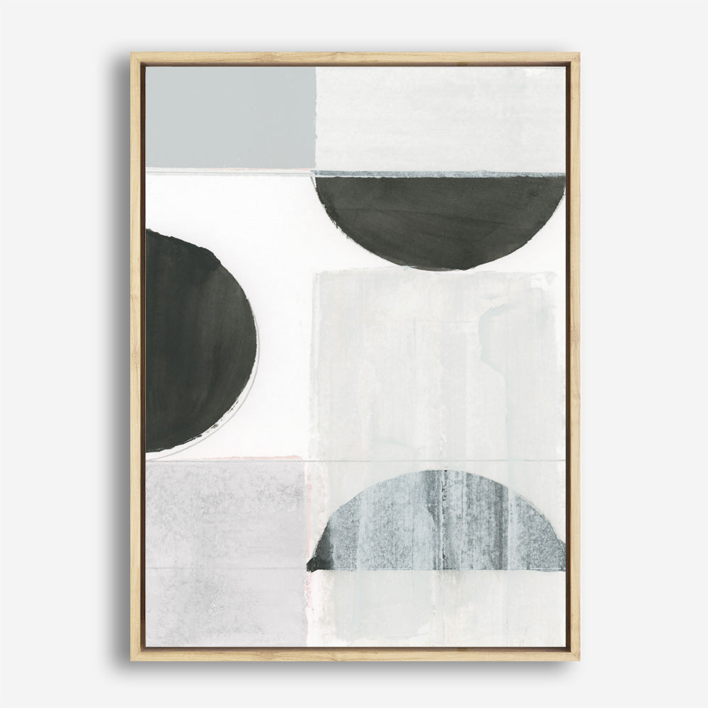 Shop Shape Parade II Canvas Print a painted abstract themed framed canvas wall art print from The Print Emporium artwork collection - Buy Australian made fine art painting style stretched canvas prints for the home and your interior decor space, TPE-PC-WZ574-CA-35X46-NF