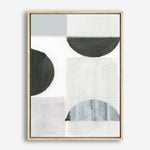 Shop Shape Parade II Canvas Print a painted abstract themed framed canvas wall art print from The Print Emporium artwork collection - Buy Australian made fine art painting style stretched canvas prints for the home and your interior decor space, TPE-PC-WZ574-CA-35X46-NF