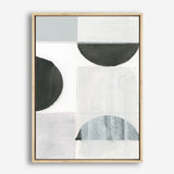 Shop Shape Parade II Canvas Print a painted abstract themed framed canvas wall art print from The Print Emporium artwork collection - Buy Australian made fine art painting style stretched canvas prints for the home and your interior decor space, TPE-PC-WZ574-CA-35X46-NF