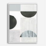 Shop Shape Parade II Canvas Print a painted abstract themed framed canvas wall art print from The Print Emporium artwork collection - Buy Australian made fine art painting style stretched canvas prints for the home and your interior decor space, TPE-PC-WZ574-CA-35X46-NF