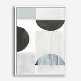 Shop Shape Parade II Canvas Print a painted abstract themed framed canvas wall art print from The Print Emporium artwork collection - Buy Australian made fine art painting style stretched canvas prints for the home and your interior decor space, TPE-PC-WZ574-CA-35X46-NF