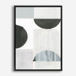Shop Shape Parade II Canvas Print a painted abstract themed framed canvas wall art print from The Print Emporium artwork collection - Buy Australian made fine art painting style stretched canvas prints for the home and your interior decor space, TPE-PC-WZ574-CA-35X46-NF