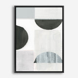 Shop Shape Parade II Canvas Print a painted abstract themed framed canvas wall art print from The Print Emporium artwork collection - Buy Australian made fine art painting style stretched canvas prints for the home and your interior decor space, TPE-PC-WZ574-CA-35X46-NF