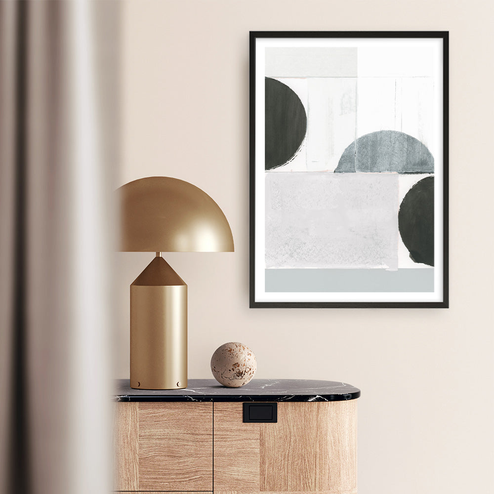Shop Shape Parade III Art Print a painted abstract themed wall art print from The Print Emporium wall artwork collection - Buy Australian made fine art painting style poster and framed prints for the home and your interior decor room, TPE-PC-WZ575-AP