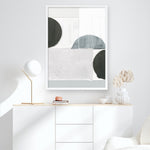 Shop Shape Parade III Art Print a painted abstract themed wall art print from The Print Emporium wall artwork collection - Buy Australian made fine art painting style poster and framed prints for the home and your interior decor room, TPE-PC-WZ575-AP